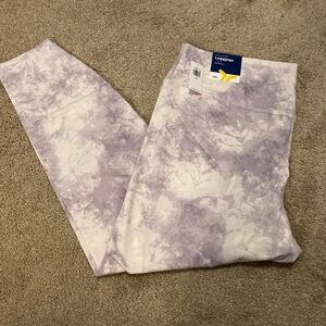Old Navy Purple Tie-Dye Leggings
